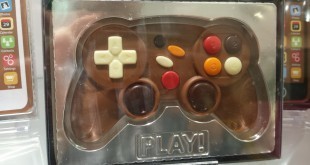 Der Gaming-Moment auf der ISM schlechthin: Ein Controller aus Schokolade!