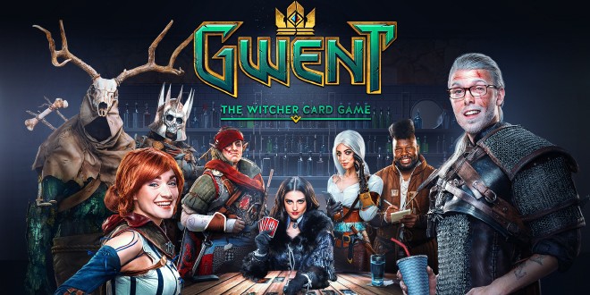 gwent witcher card game logo cover intent news