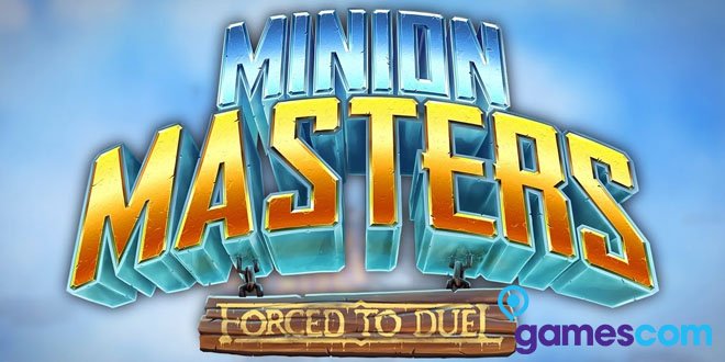 minion masters forced to duel gamescom 2017 logo cover int.ent news