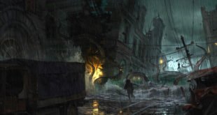 the sinking city lovecraft logo cover int.ent news