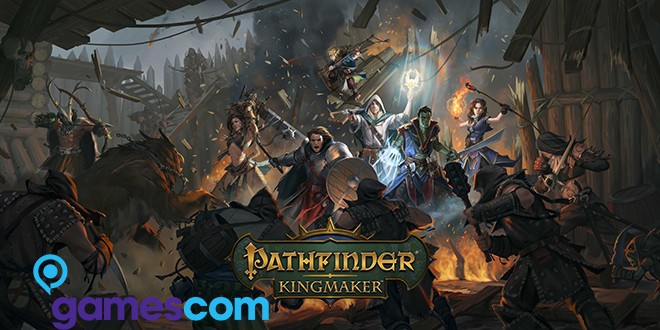 pathfinder kingmaker gamescom 2018 logo cover int.ent news