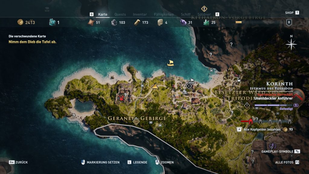 Assassin’s Creed Odyssey: Die verschwundene Karte (Walkthrough)
