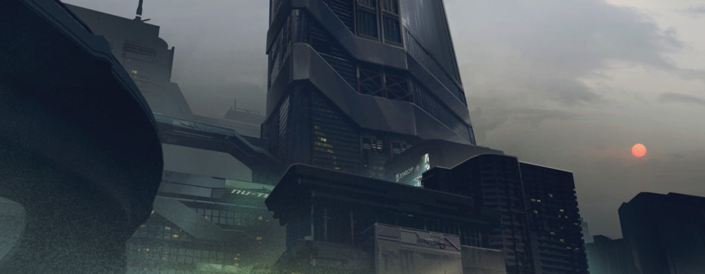 Cyberpunk 2077 Wolkenkratzer
