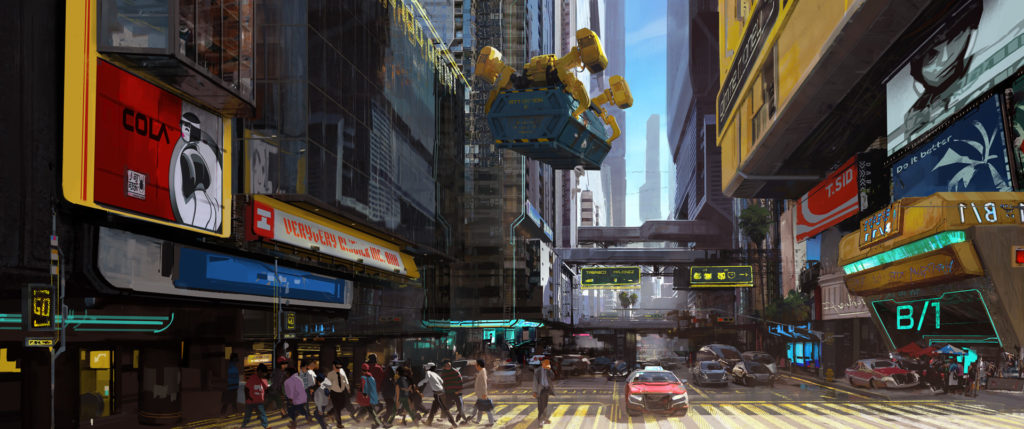Cyberpunk 2077 Straßen
