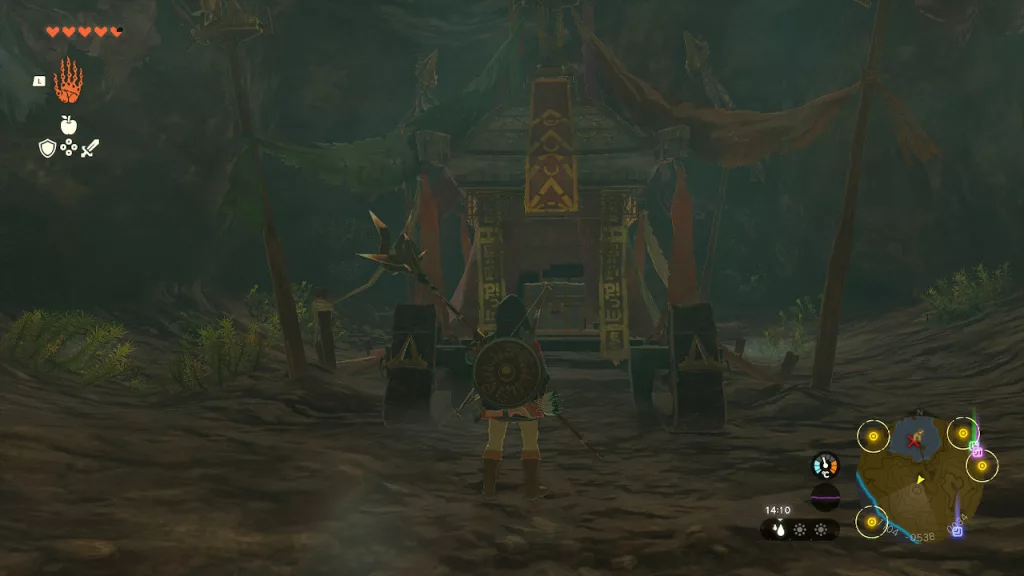 Zelda: Tears of the Kingdom - Höhle am Jahrtausendbaum schatz