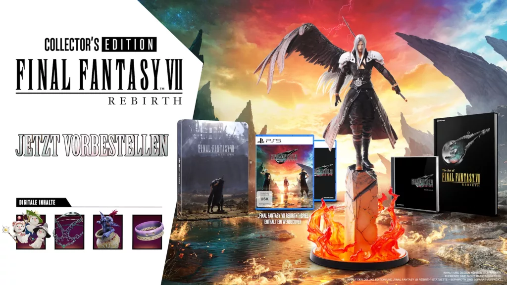final fantasy vii rebirth collector's edition artwork int.ent news
